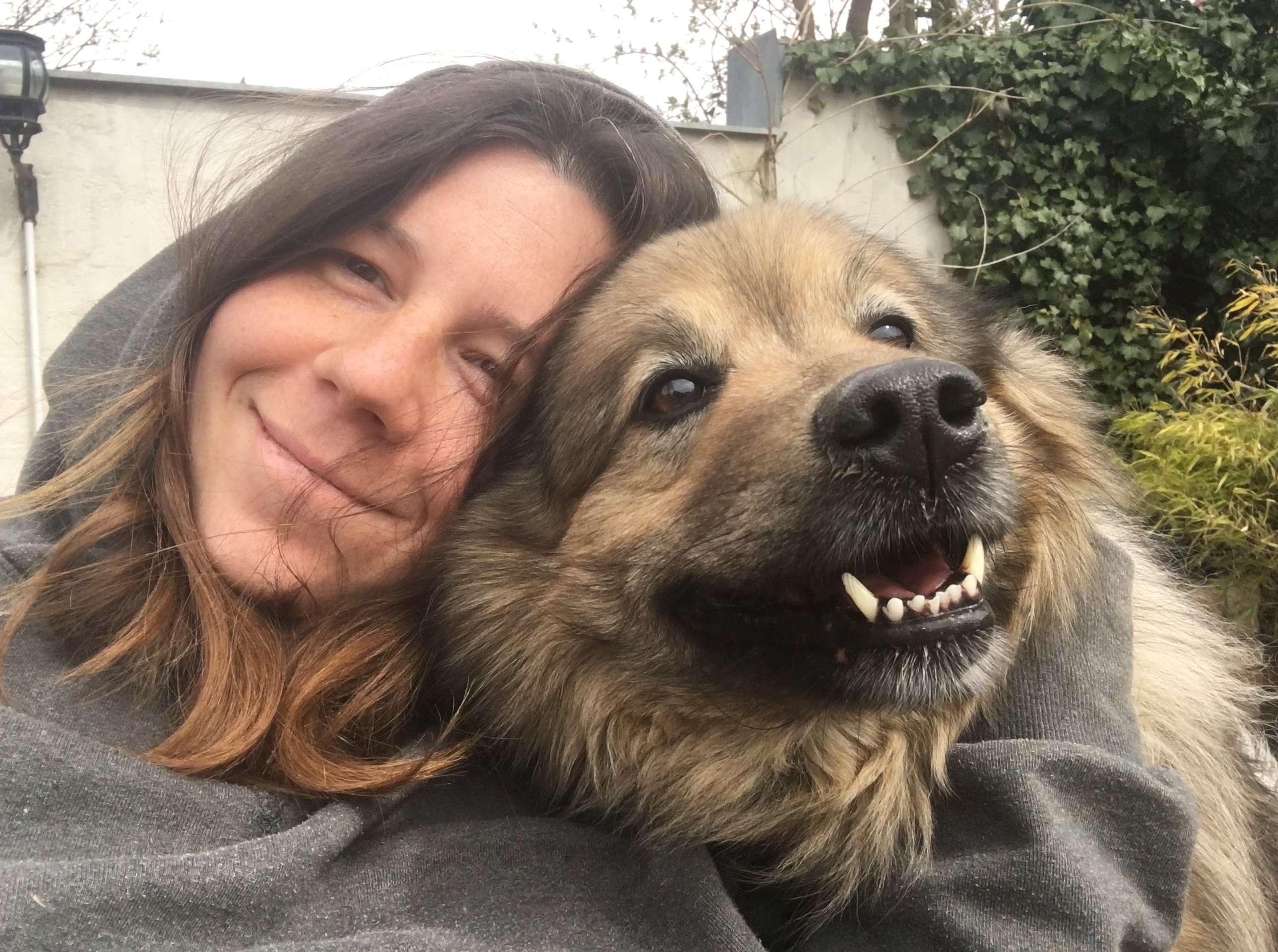 Barbara Orth mit Hund